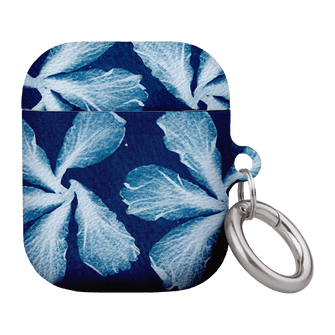Hibiscus Cyanotype AirPods Case AirPods Case 1st Gen by Sally Hungerford - The Dairy
