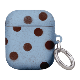 Mist Polka Dot AirPods Case AirPods Case 1st Gen by Jasmine Dowling - The Dairy