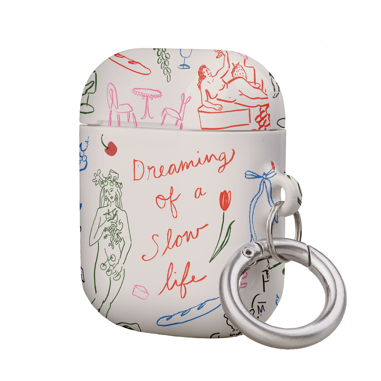 Muse Dreams AirPods Case AirPods Case by Phthalo Ruth - The Dairy