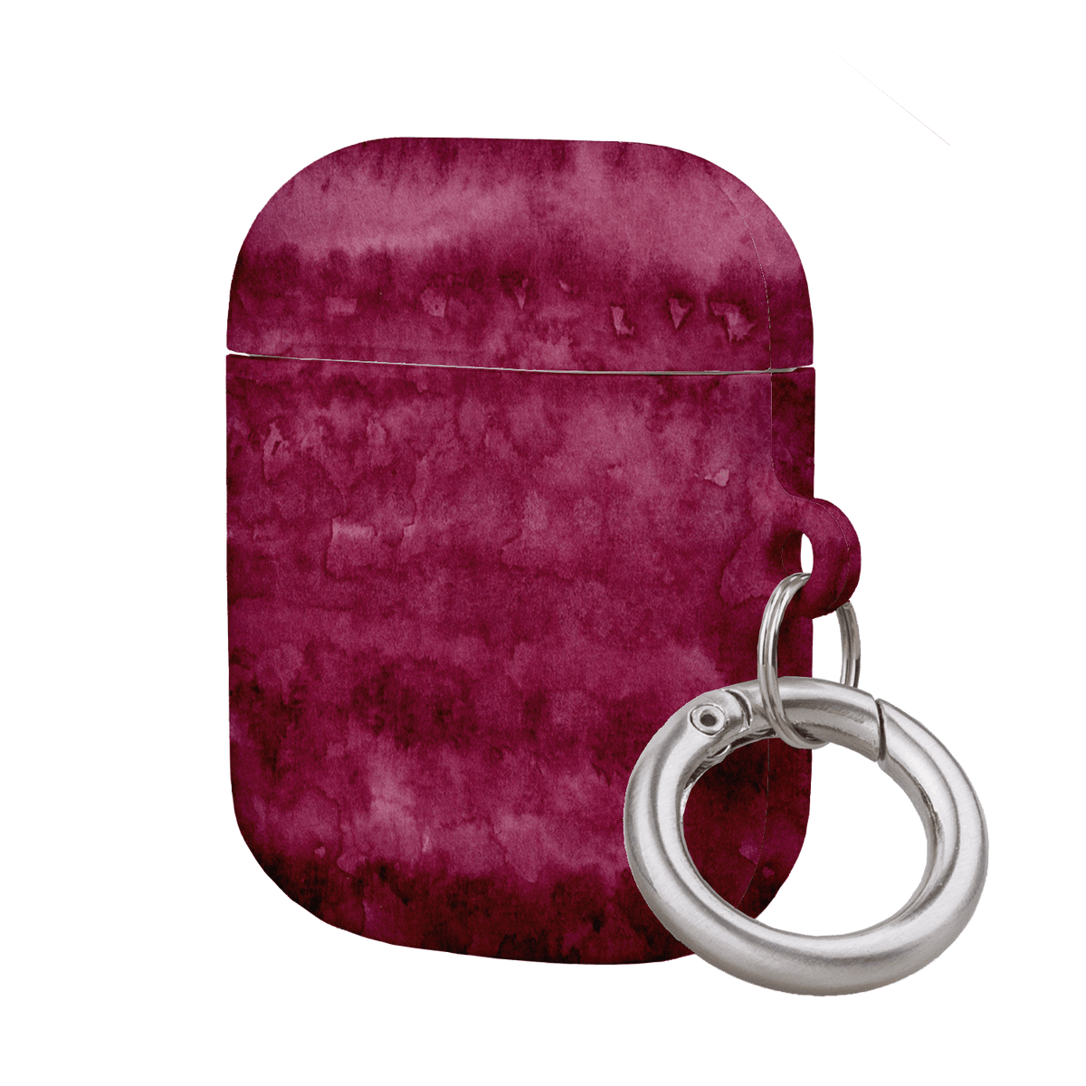 Watercolour Stripes Burgundy AirPods Case AirPods Case by The Dairy - The Dairy