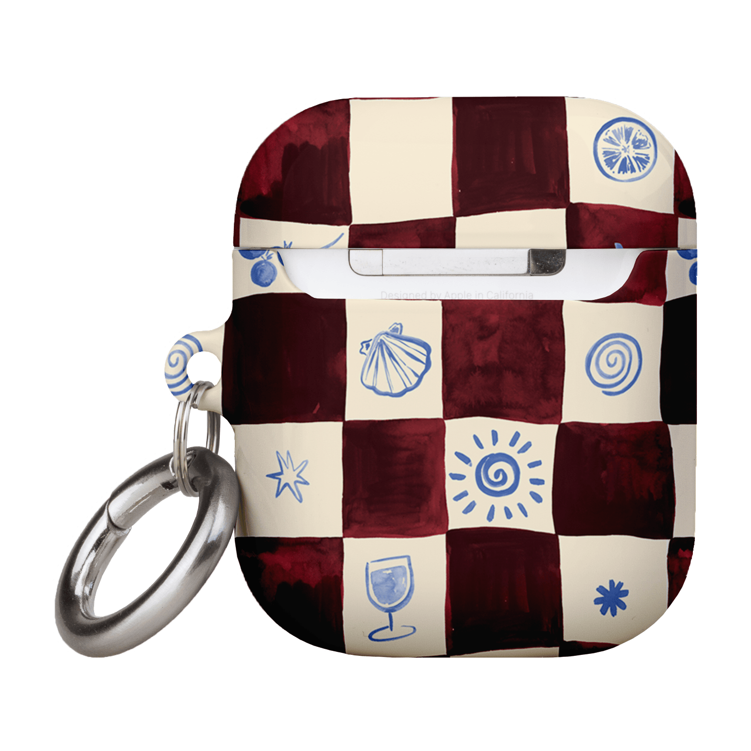 Afternoon Mezze Maroon AirPods Case AirPods Case by Charlie Taylor - The Dairy