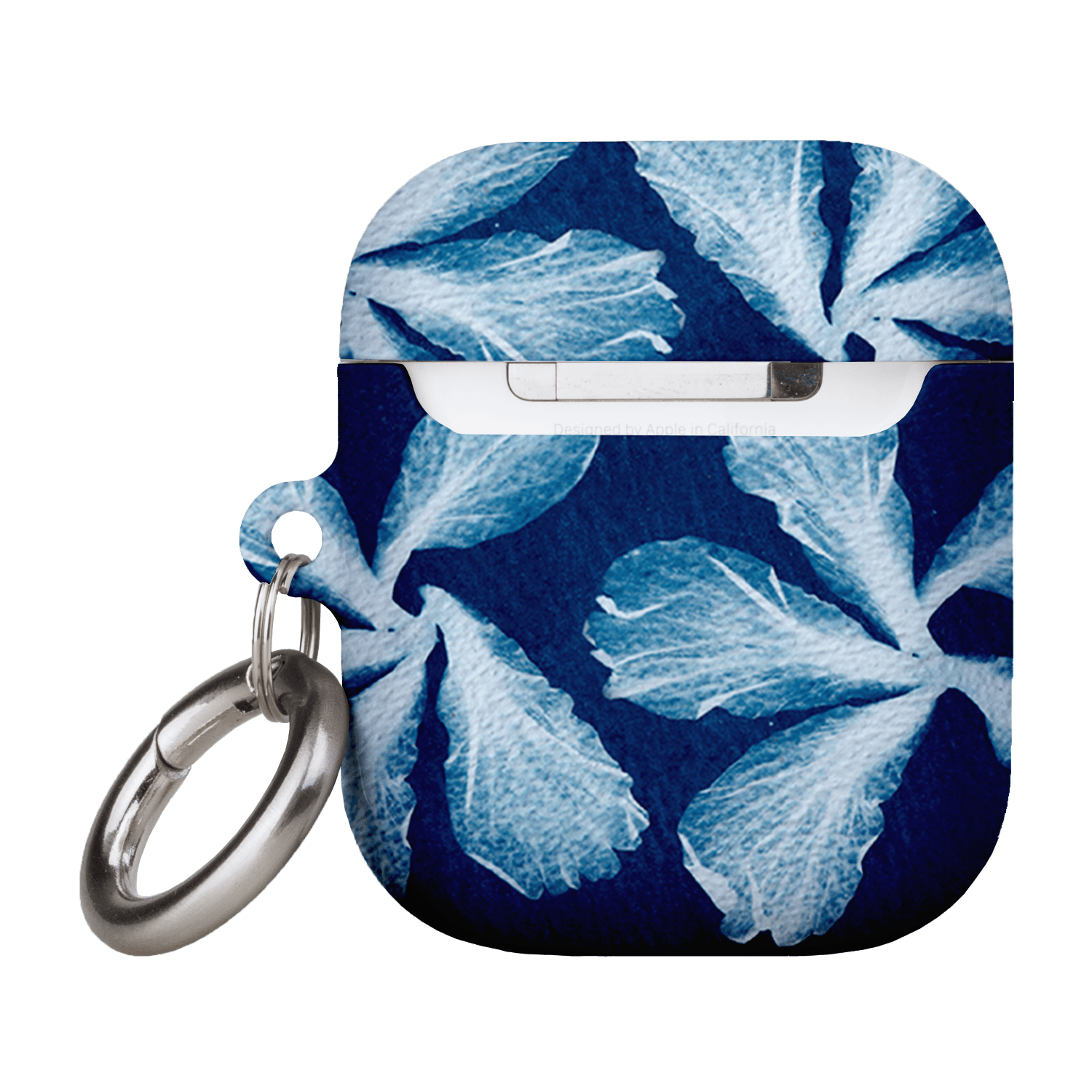 Hibiscus Cyanotype AirPods Case AirPods Case by Sally Hungerford - The Dairy