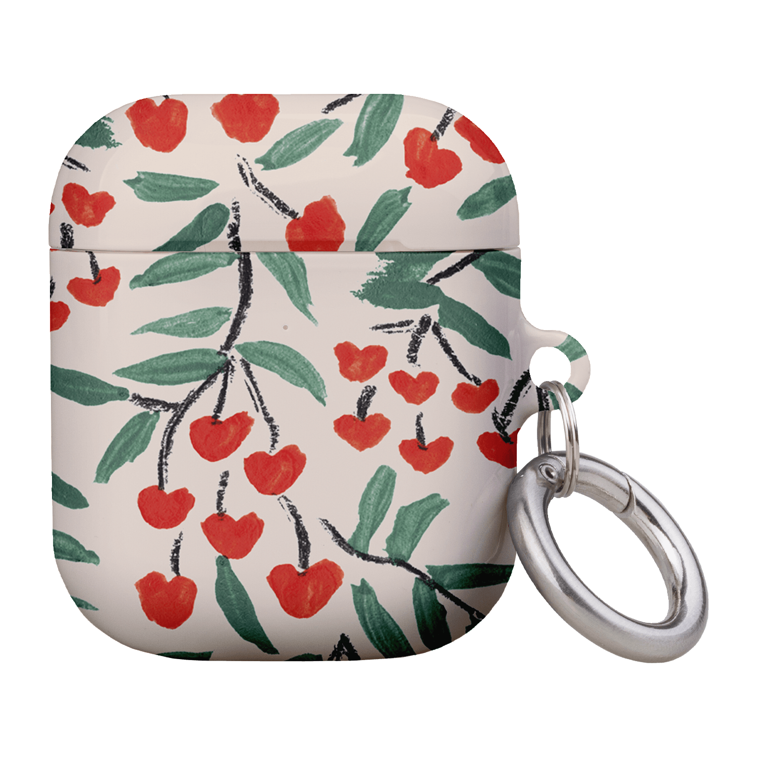 Cherry Love AirPods Case AirPods Case 2nd Gen by Phthalo Ruth - The Dairy