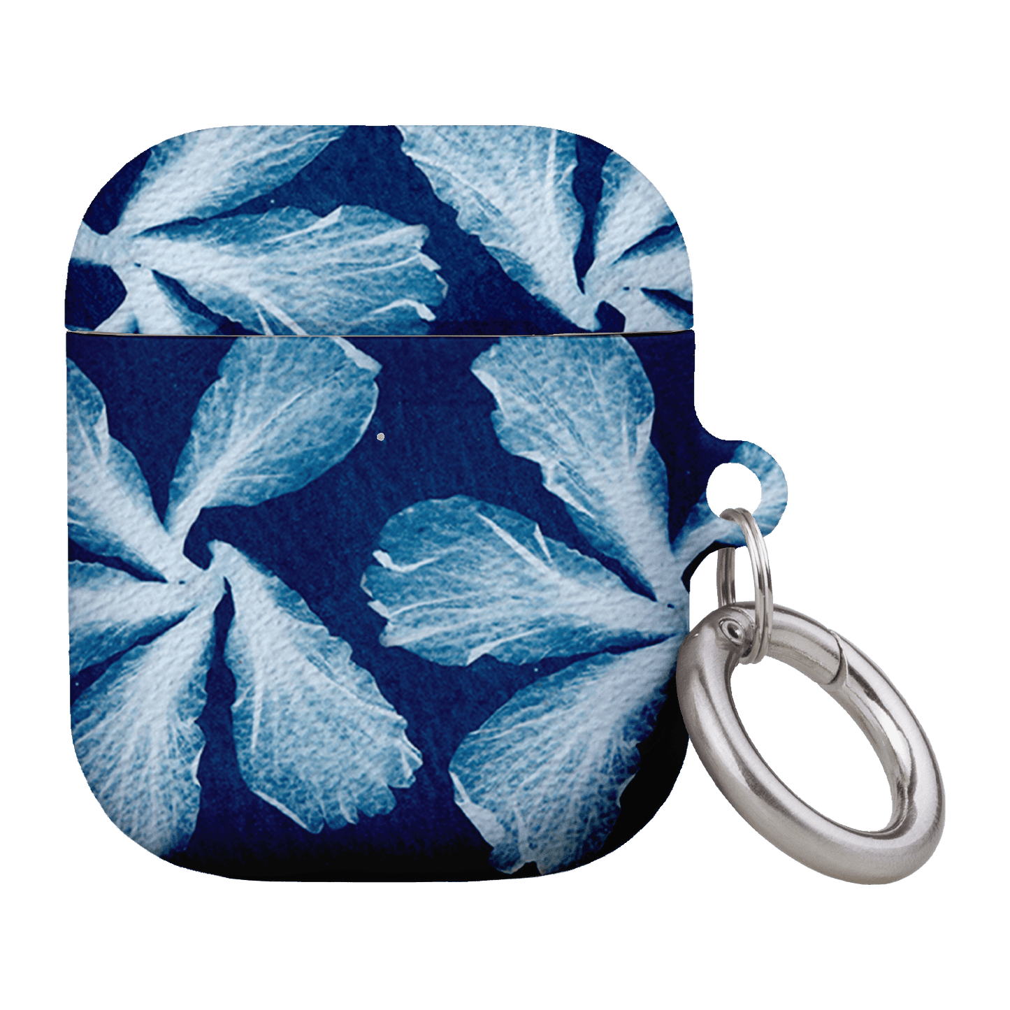 Hibiscus Cyanotype AirPods Case AirPods Case 2nd Gen by Sally Hungerford - The Dairy