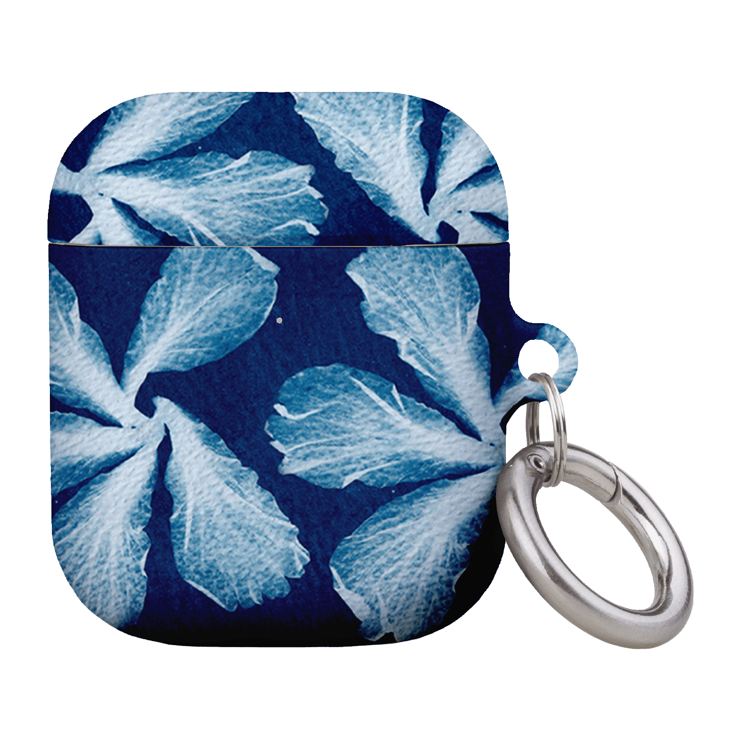 Hibiscus Cyanotype AirPods Case AirPods Case 2nd Gen by Sally Hungerford - The Dairy
