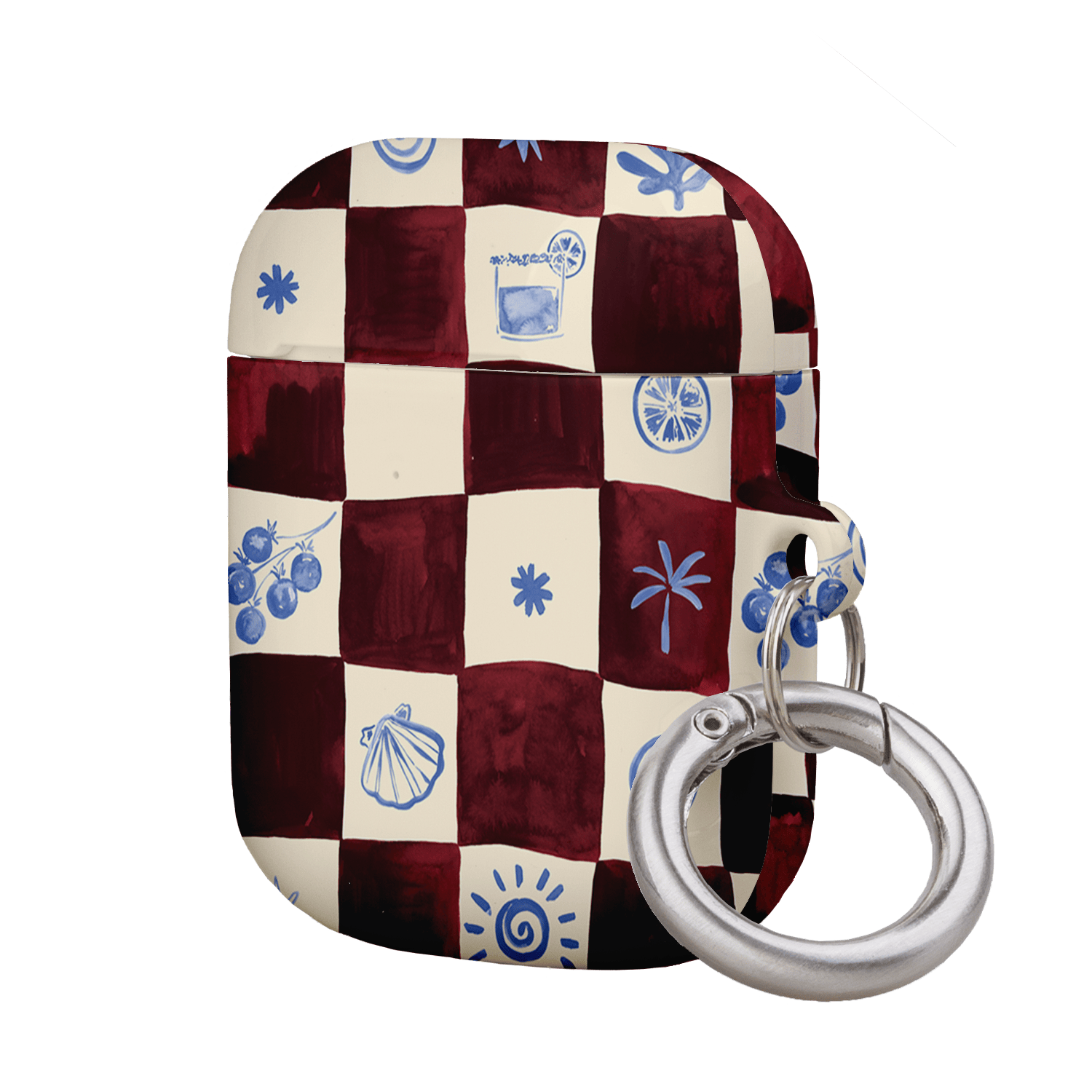 Afternoon Mezze Maroon AirPods Case AirPods Case by Charlie Taylor - The Dairy