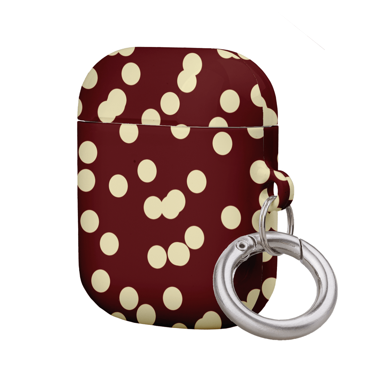 Mini Confetti Burgundy Butter AirPods Case AirPods Case by Veronica Tucker - The Dairy