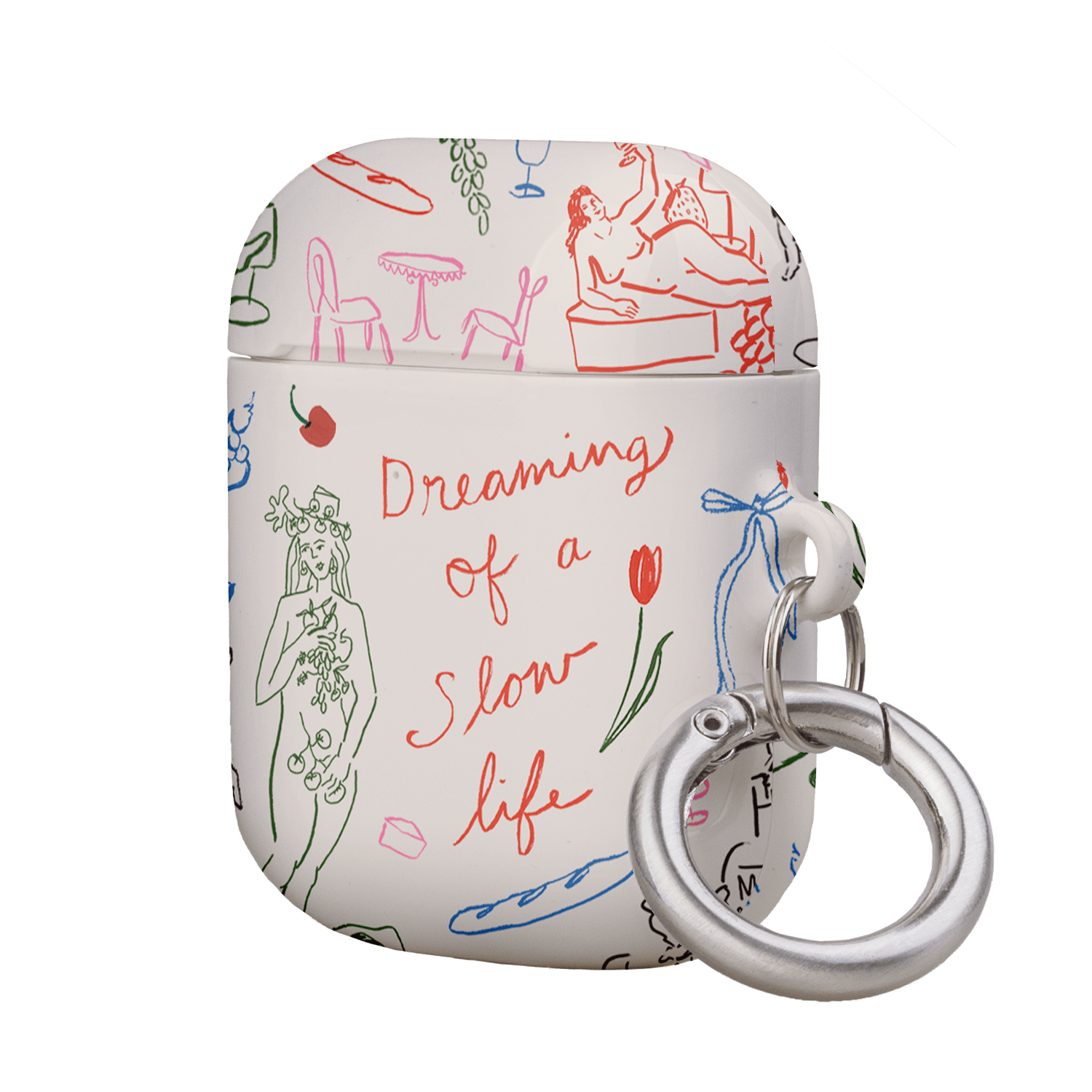 Muse Dreams AirPods Case AirPods Case by Phthalo Ruth - The Dairy