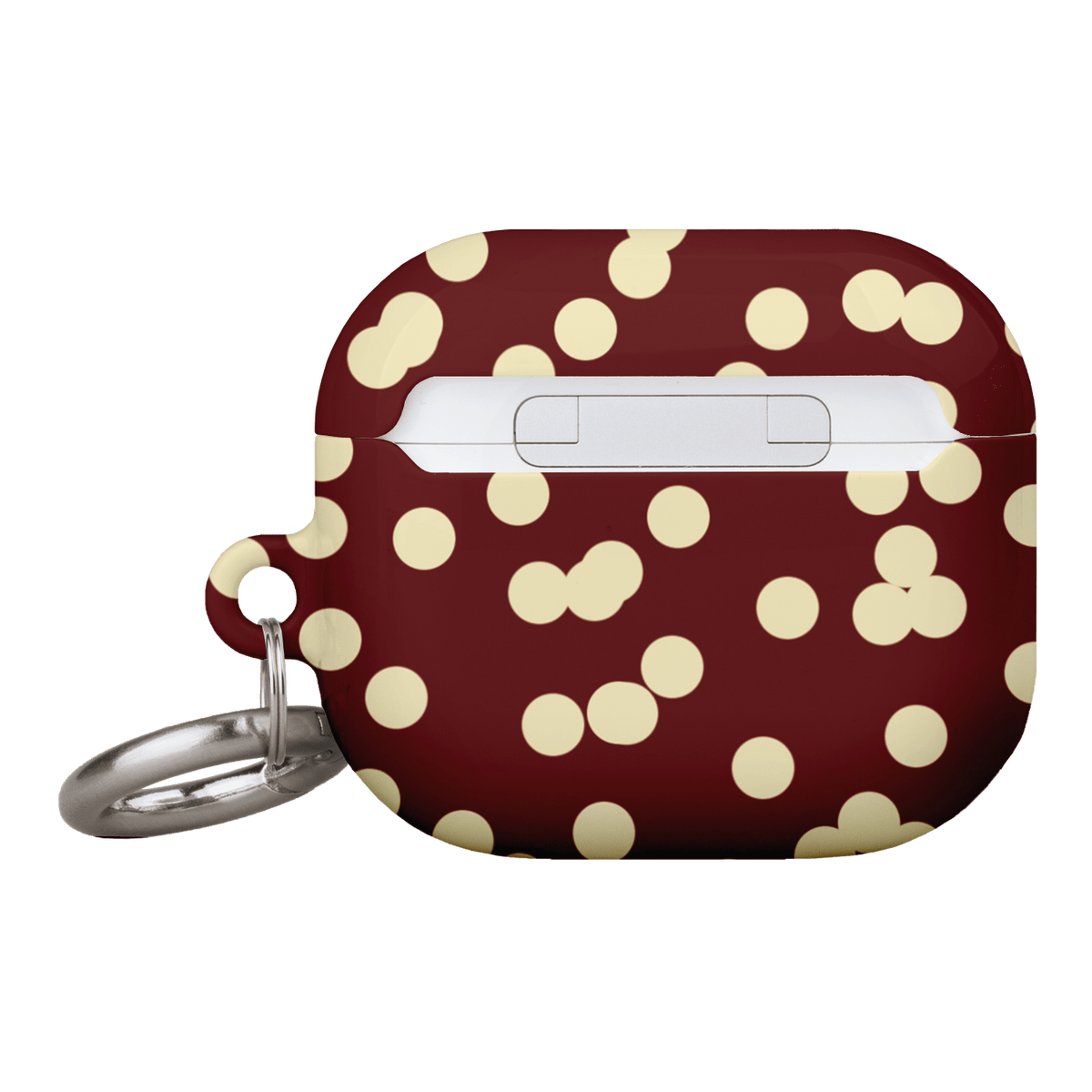 Mini Confetti Burgundy Butter AirPods Case AirPods Case by Veronica Tucker - The Dairy