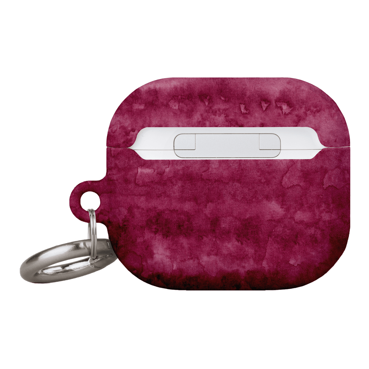 Watercolour Stripes Burgundy AirPods Case AirPods Case by The Dairy - The Dairy