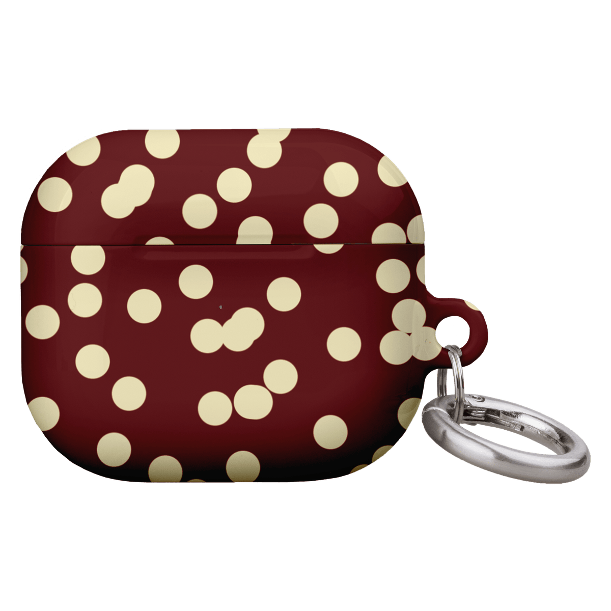 Mini Confetti Burgundy Butter AirPods Case AirPods Case 3rd Gen by Veronica Tucker - The Dairy