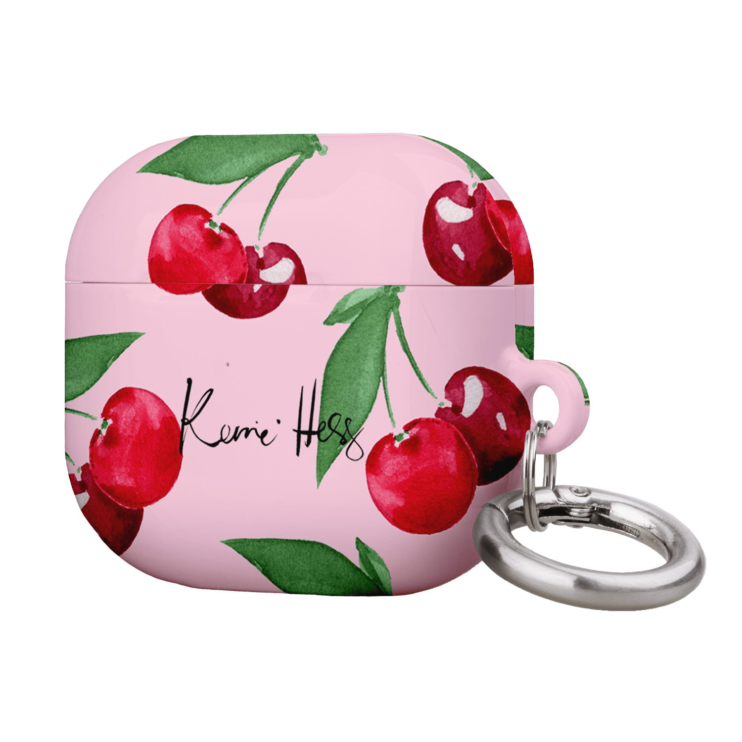 Cherry Rose AirPods Case AirPods Case by Kerrie Hess - The Dairy