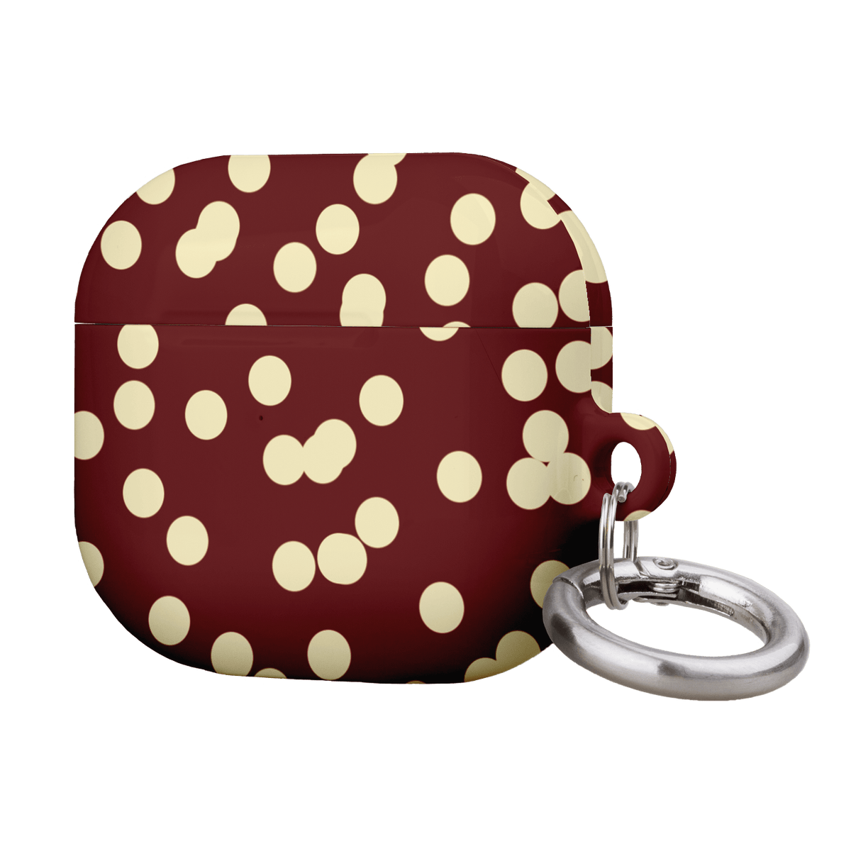 Mini Confetti Burgundy Butter AirPods Case AirPods Case by Veronica Tucker - The Dairy