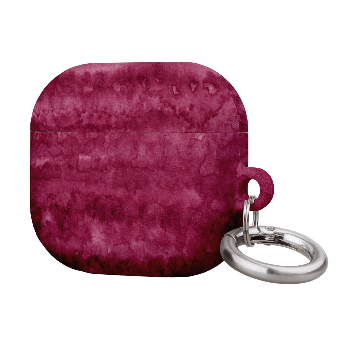 Watercolour Stripes Burgundy AirPods Case AirPods Case by The Dairy - The Dairy
