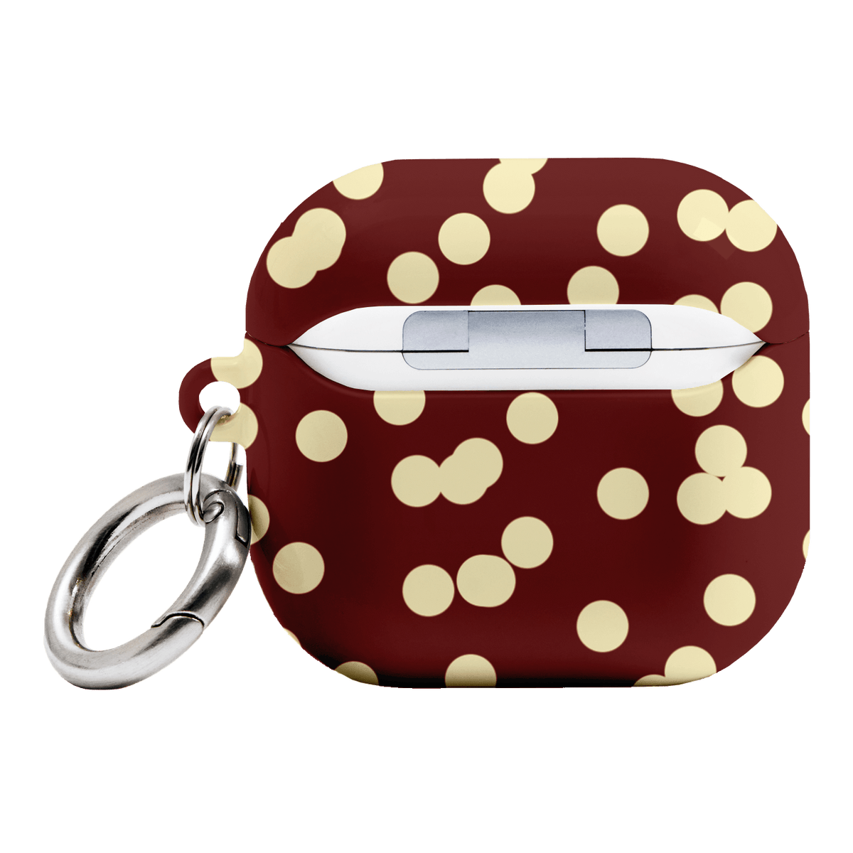 Mini Confetti Burgundy Butter AirPods Case AirPods Case by Veronica Tucker - The Dairy