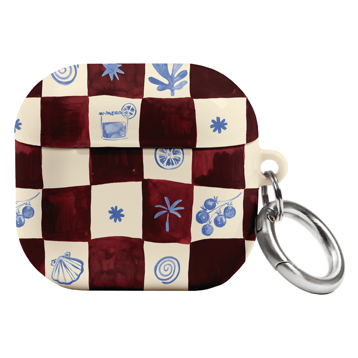 Afternoon Mezze Maroon AirPods Case AirPods Case 4th Gen by Charlie Taylor - The Dairy