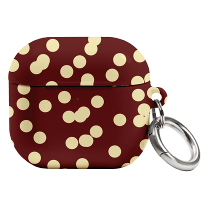 Mini Confetti Burgundy Butter AirPods Case AirPods Case 4th Gen by Veronica Tucker - The Dairy