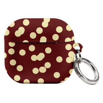Mini Confetti Burgundy Butter AirPods Case AirPods Case 4th Gen by Veronica Tucker - The Dairy