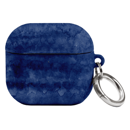 Watercolour Stripes Navy AirPods Case AirPods Case 4th Gen by The Dairy - The Dairy