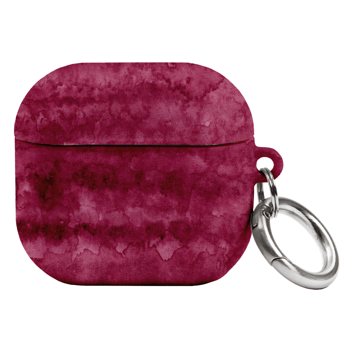Watercolour Stripes Burgundy AirPods Case AirPods Case 4th Gen by The Dairy - The Dairy
