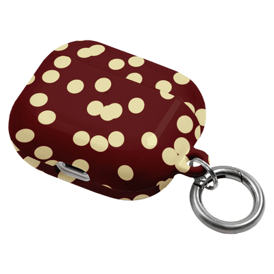Mini Confetti Burgundy Butter AirPods Case AirPods Case 4th Gen by Veronica Tucker - The Dairy