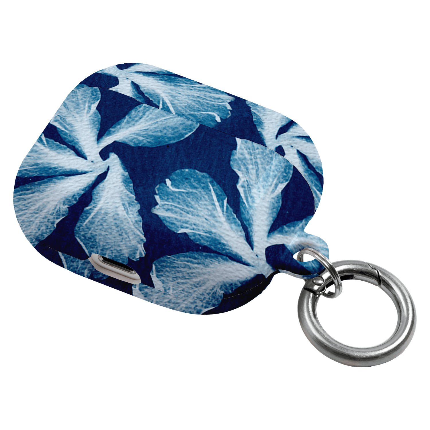 Hibiscus Cyanotype AirPods Case AirPods Case by Sally Hungerford - The Dairy