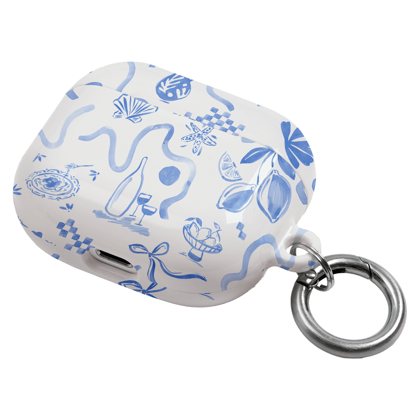 Mediterranean Wave AirPods Case AirPods Case by Charlie Taylor - The Dairy