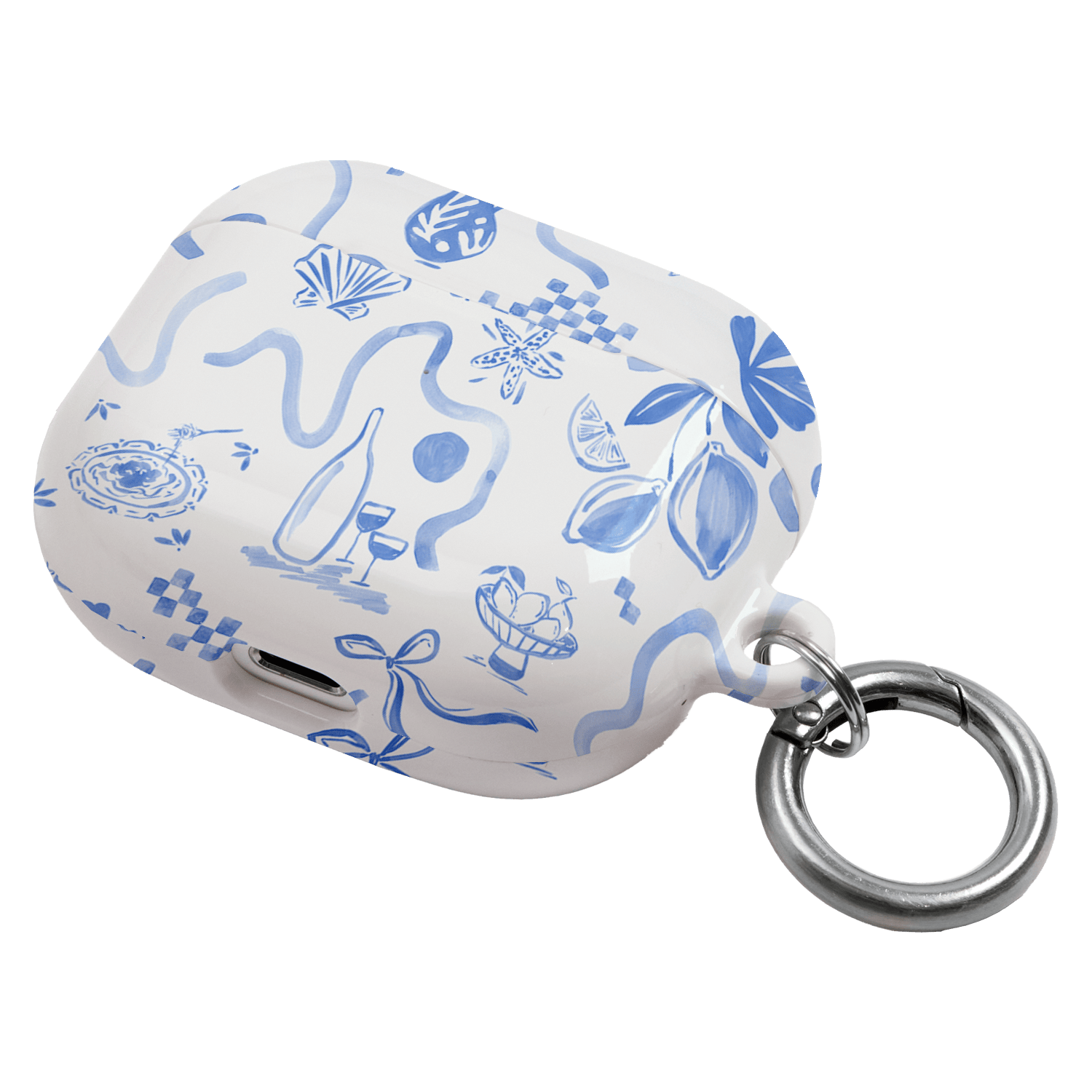Mediterranean Wave AirPods Case AirPods Case by Charlie Taylor - The Dairy