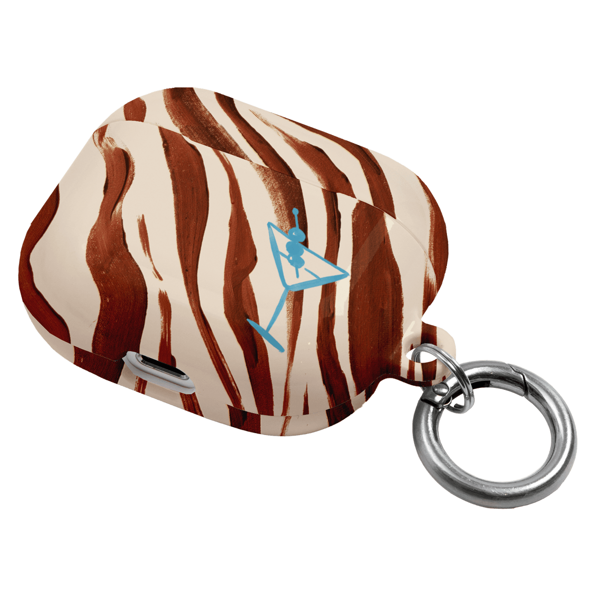 Zebra Tini AirPods Case AirPods Case by Charlie Taylor - The Dairy