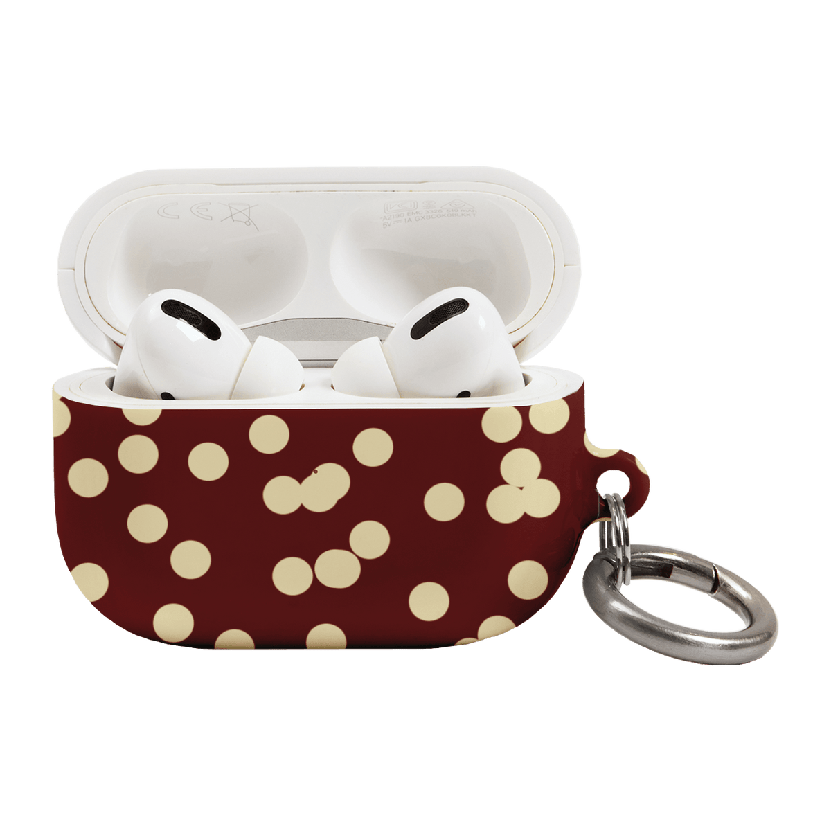Mini Confetti Burgundy Butter AirPods Pro Case AirPods Pro Case by Veronica Tucker - The Dairy