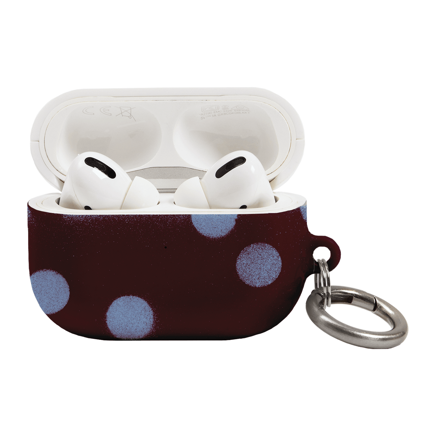 Plum Polka Dot AirPods Pro Case AirPods Pro Case by Jasmine Dowling - The Dairy
