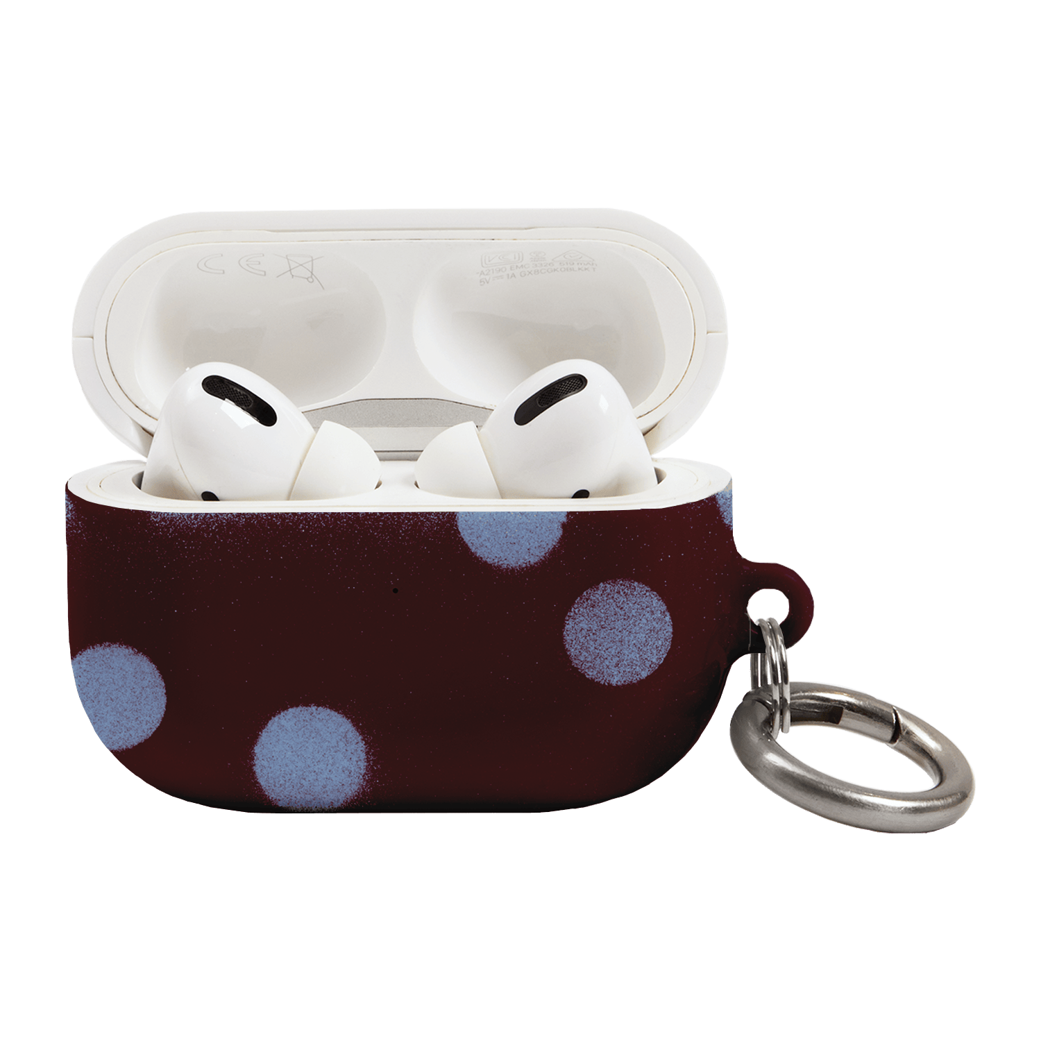 Plum Polka Dot AirPods Pro Case AirPods Pro Case by Jasmine Dowling - The Dairy