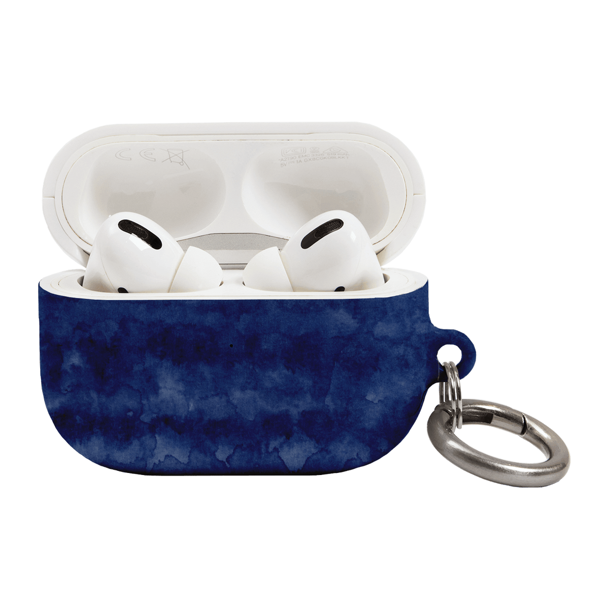 Watercolour Stripes Navy AirPods Pro Case AirPods Pro Case by The Dairy - The Dairy