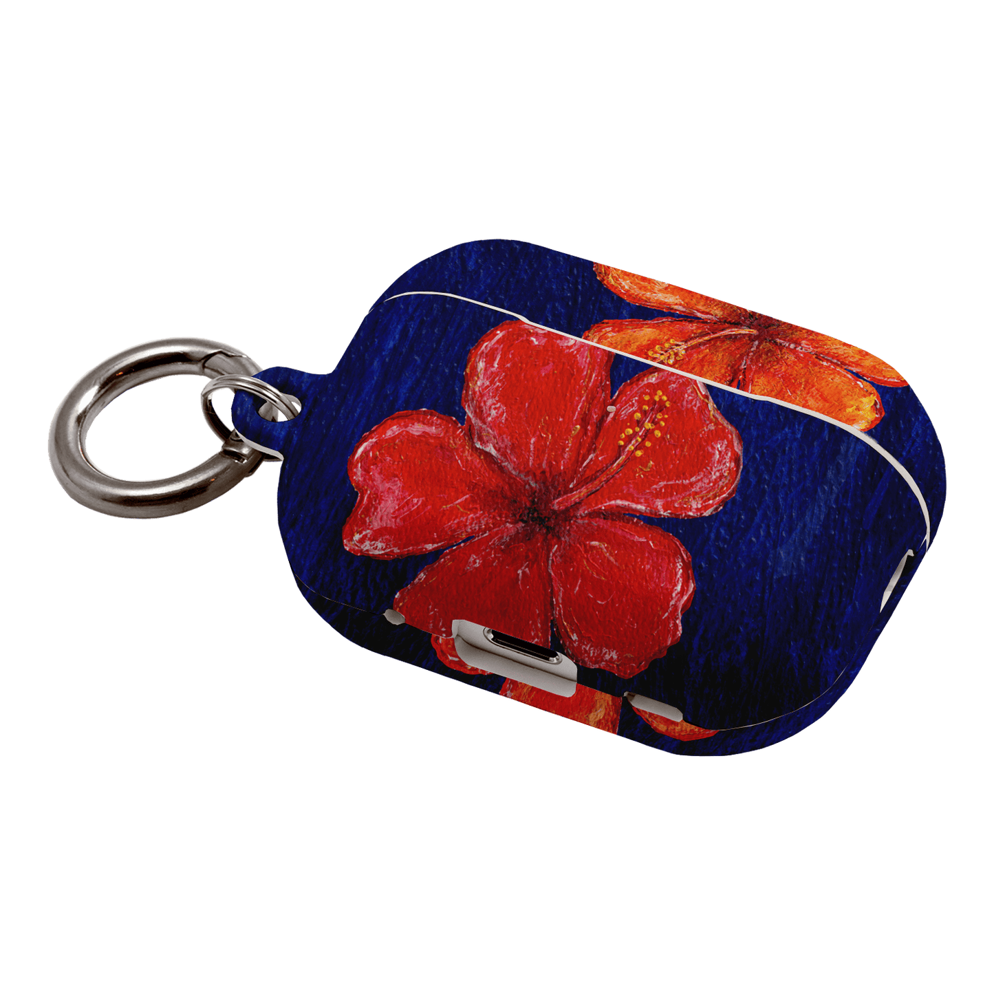 Hibiscus Flower Deep Blue AirPods Pro Case AirPods Pro Case by BG. Studio - The Dairy