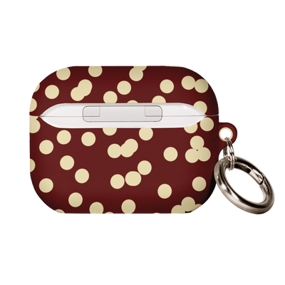 Mini Confetti Burgundy Butter AirPods Pro Case AirPods Pro Case by Veronica Tucker - The Dairy