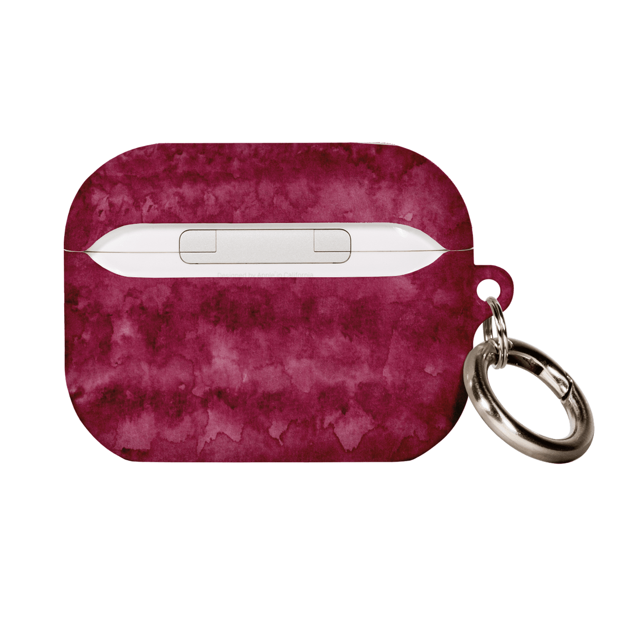 Watercolour Stripes Burgundy AirPods Pro Case AirPods Pro Case by The Dairy - The Dairy