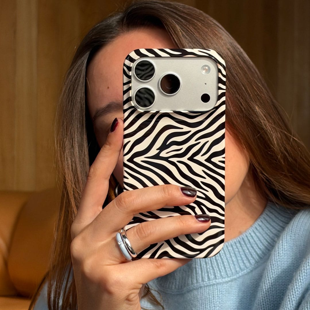 Zebra Ink Printed Phone Cases by The Dairy - The Dairy