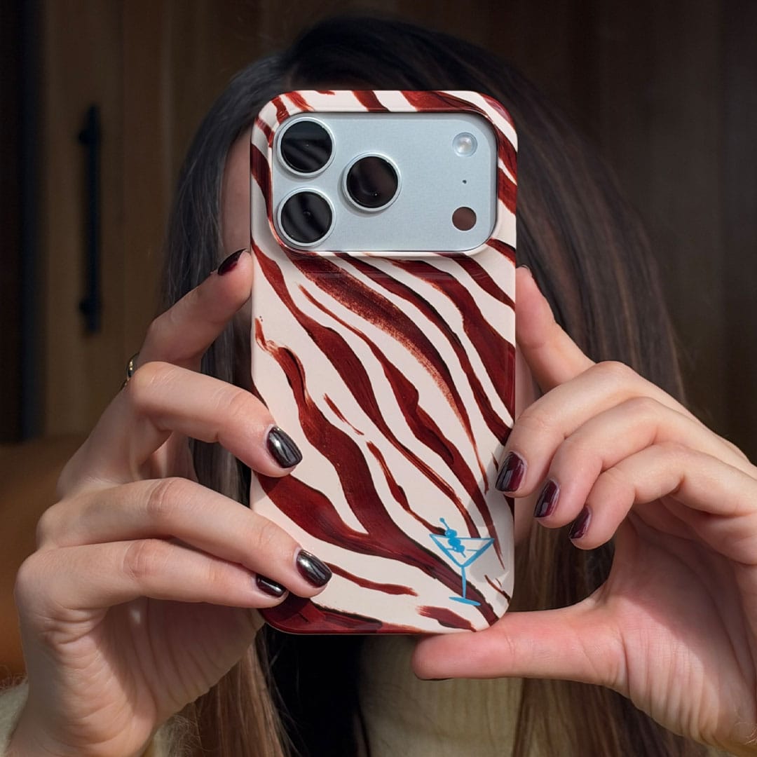 Zebra Tini Printed Phone Cases by Charlie Taylor - The Dairy