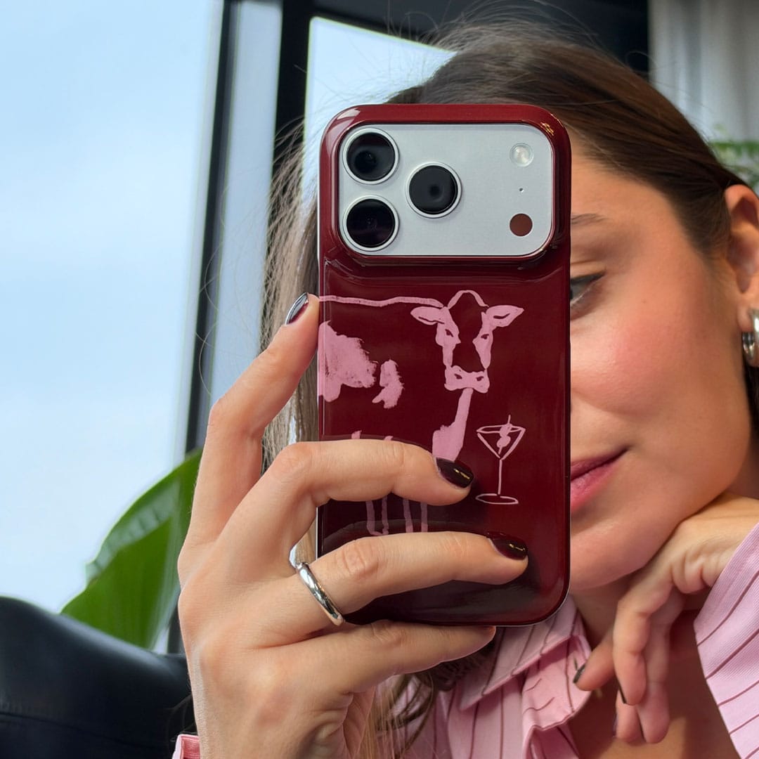 Mootini Berry Printed Phone Cases by Phthalo Ruth - The Dairy