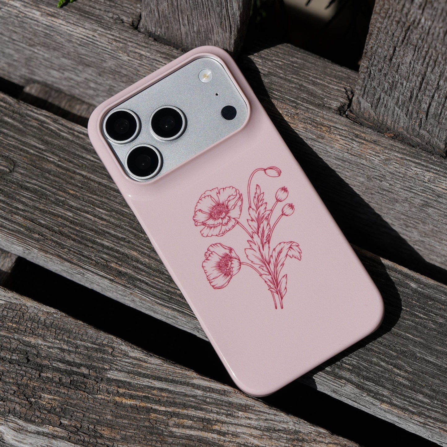 Blush Poppies Printed Phone Cases by Typoflora - The Dairy
