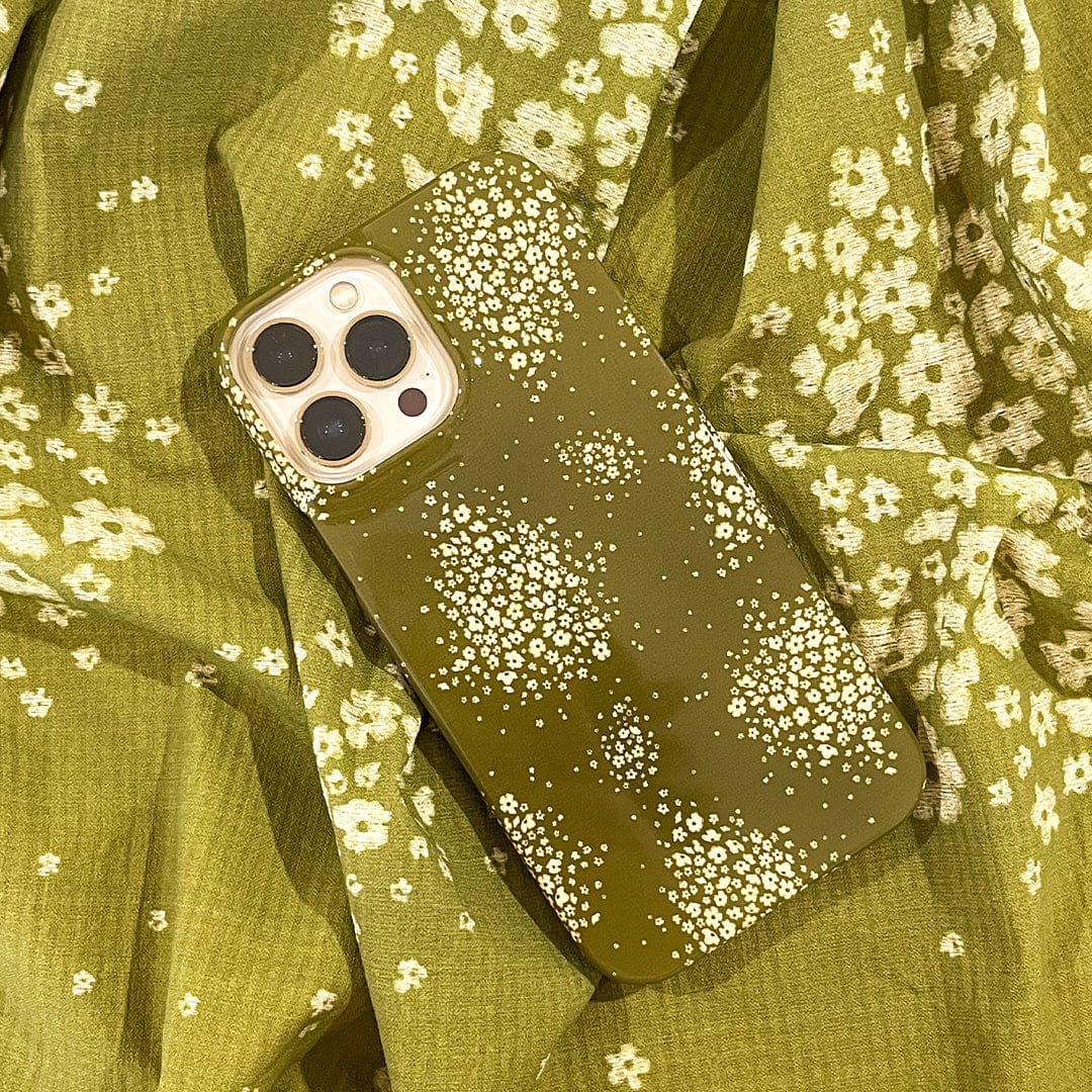 Olive Bloom Printed Phone Cases by Veronica Tucker - The Dairy