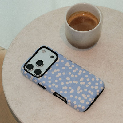 Mini Confetti Periwinkle Salt Printed Phone Cases iPhone 18 Pro Max / Armoured by Veronica Tucker - The Dairy