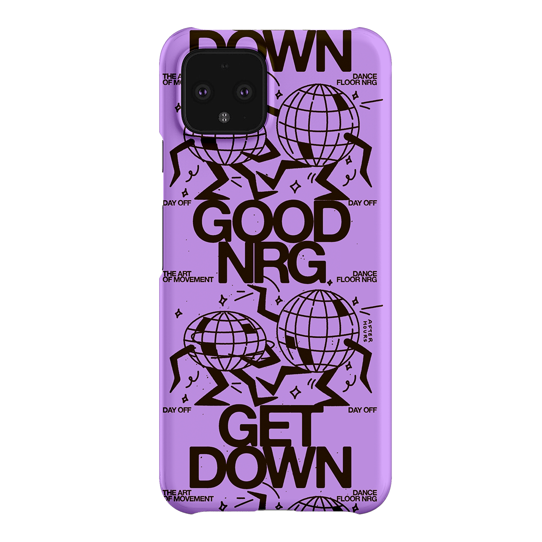 Good Energy in Purple Printed Phone Cases Google Pixel 4 / Snap by After Hours - The Dairy