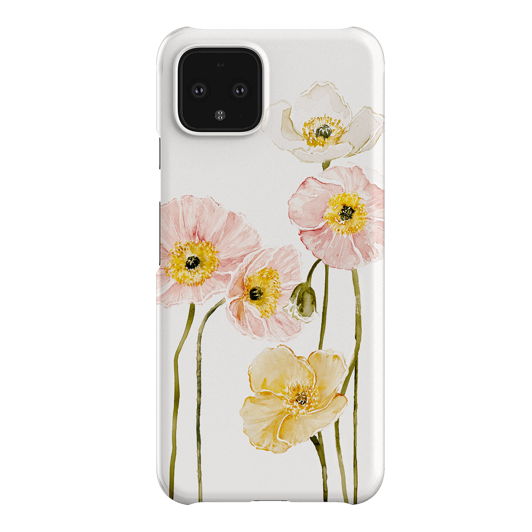 Poppies Printed Phone Cases Google Pixel 4 / Snap by Brigitte May - The Dairy