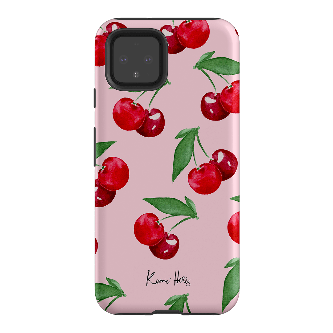 Cherry Rose Printed Phone Cases Google Pixel 4 / Armoured by Kerrie Hess - The Dairy