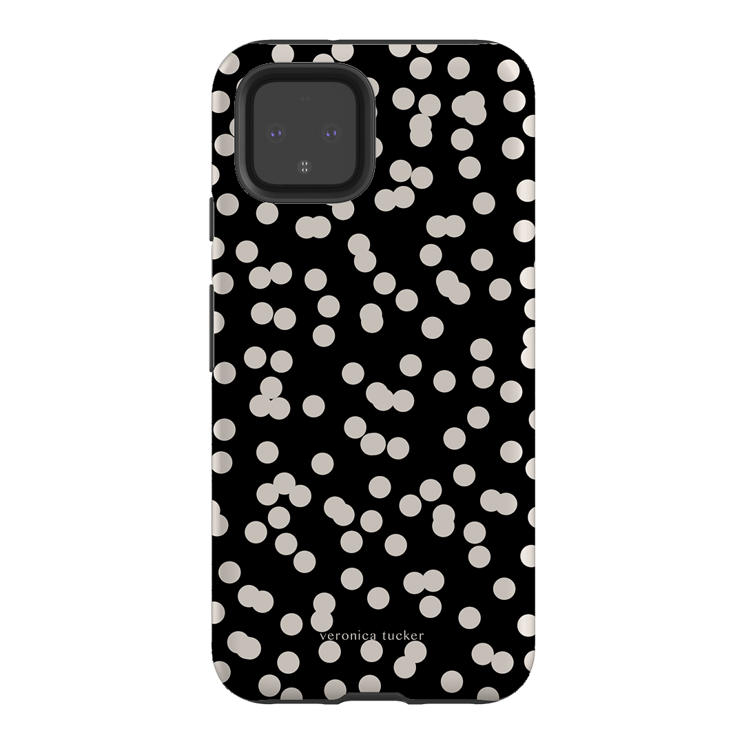 Mini Confetti Noir Printed Phone Cases Google Pixel 4 / Armoured by Veronica Tucker - The Dairy