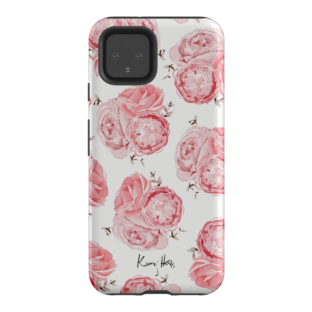 Peony Rose Printed Phone Cases Google Pixel 4 / Armoured by Kerrie Hess - The Dairy