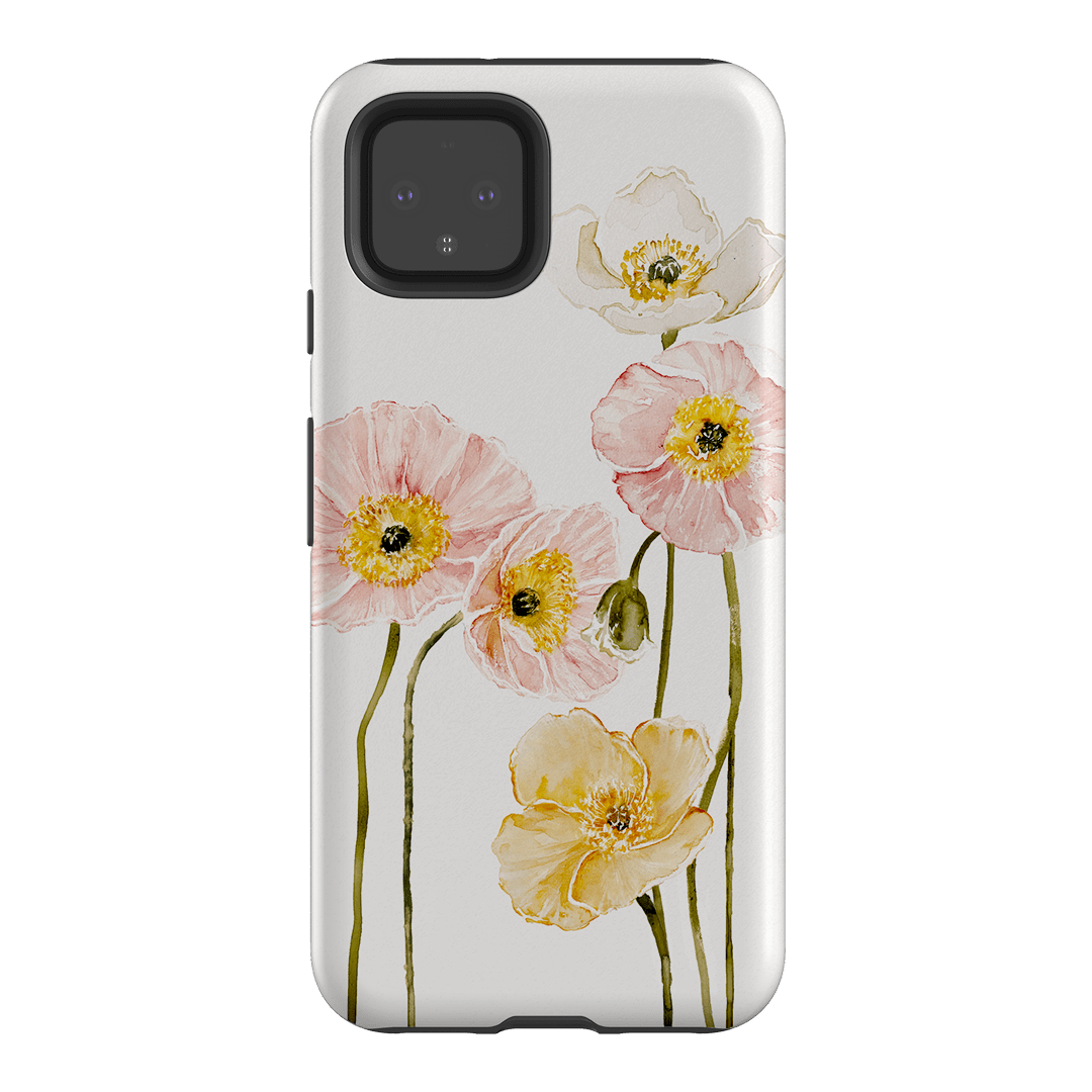 Poppies Printed Phone Cases Google Pixel 4 / Armoured by Brigitte May - The Dairy