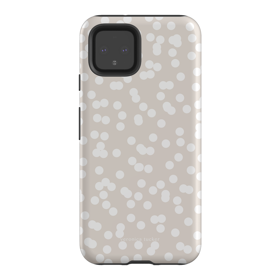 Mini Confetti White Printed Phone Cases Google Pixel 4 / Armoured by Veronica Tucker - The Dairy