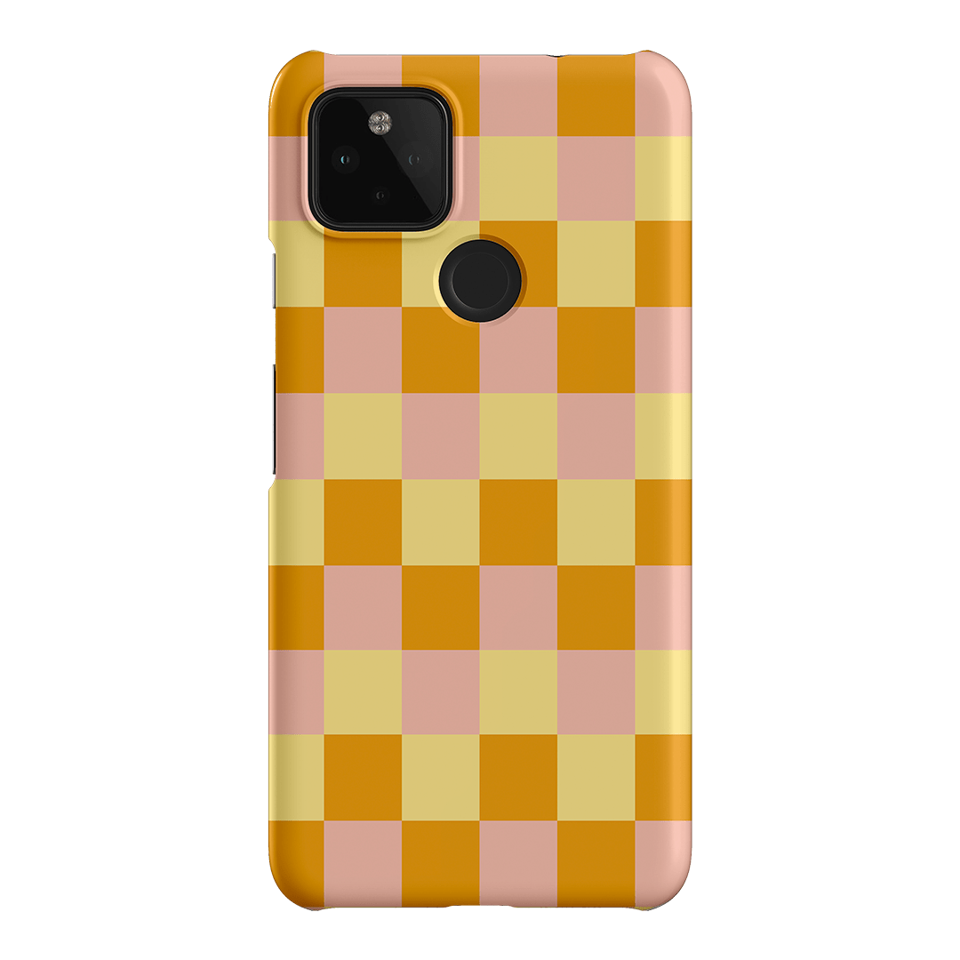 Checks in Fall Matte Case Matte Phone Cases Google Pixel 4A 5G / Snap by The Dairy - The Dairy